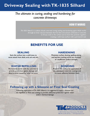 Driveway Sealing with Silhard by TK Products