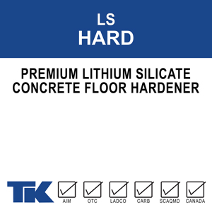 A premium, penetrating, lithium silicate hardener/densifier that reacts with the free lime in concrete to produce calcium silicate hydrate for the ultimate in surface density and strength.