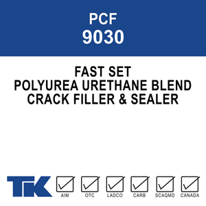 pcf-9030 A fast-setting, low viscosity, polyurea/urethane blend for penetrating and filling cracks in concrete bridge decks and slabs.