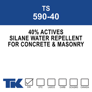 TS 590-40 A 40% active, one-component, deep penetrating silane water repellent 