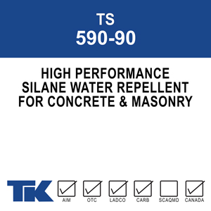 ts-590-90 A one-component, high performance, deep penetrating silane water repellent for concrete and masonry